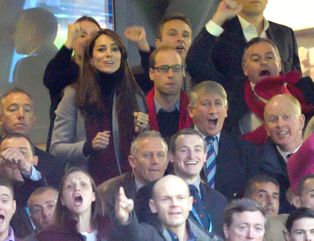 Kate Middleton and Prince William at Rugby World Cup 2015