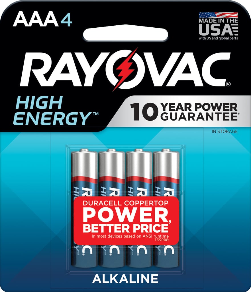Rayovac's High Energy Alkaline Batteries