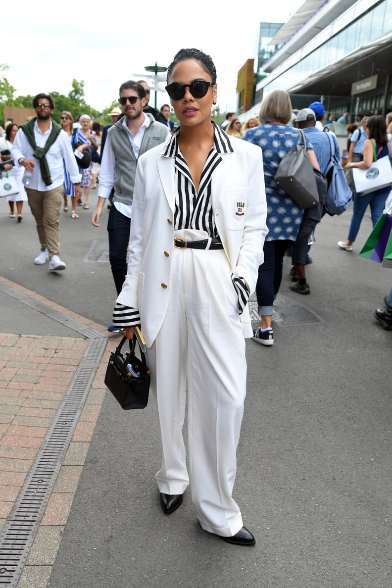 Tessa Thompson at Wimbledon 2019