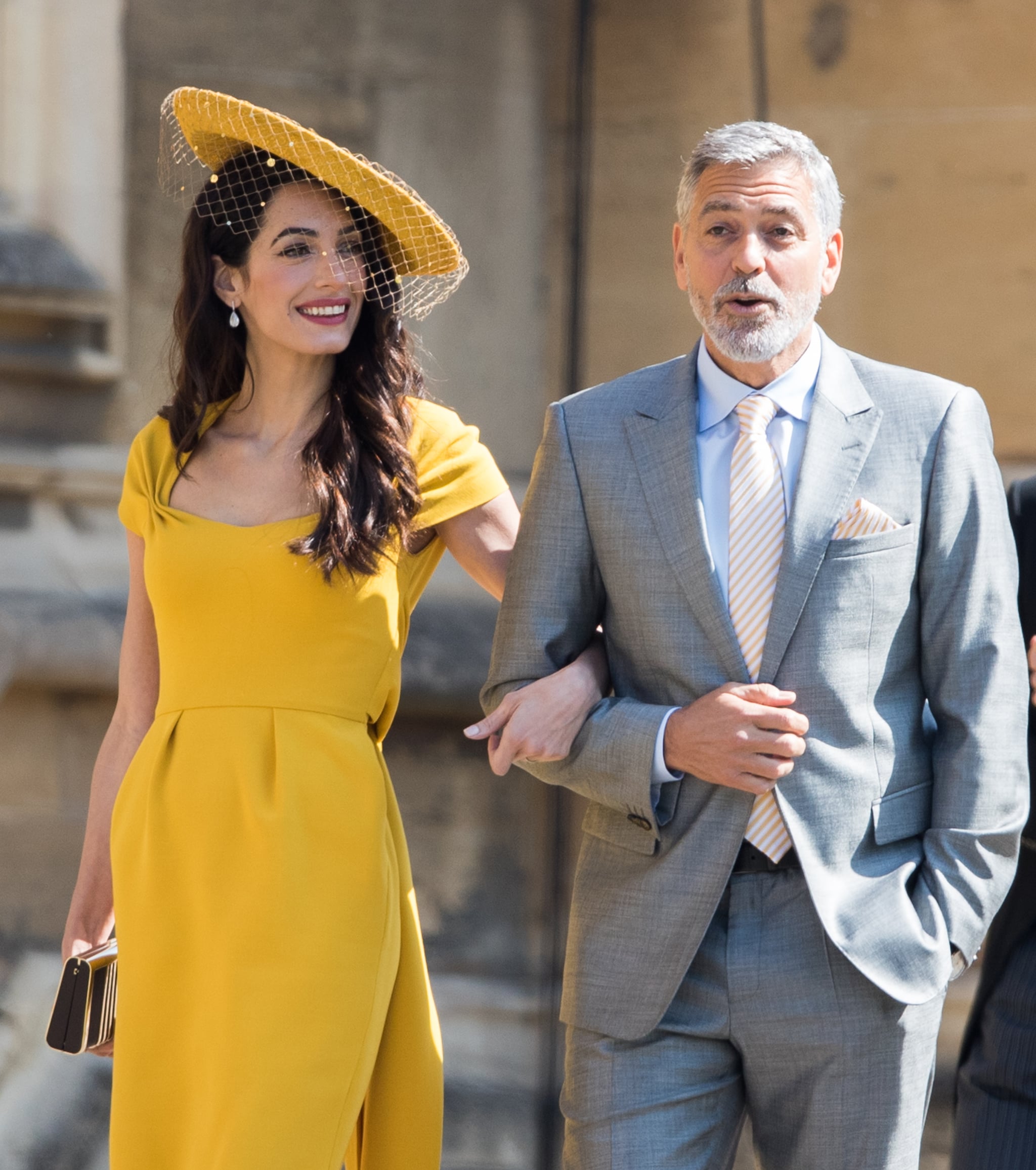 Amal clooney royal wedding outfit hotsell