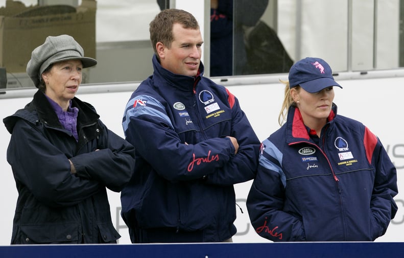 Princess Anne at a Jumping Event With Peter and Autumn Phillips in 2010 in Stroud, England