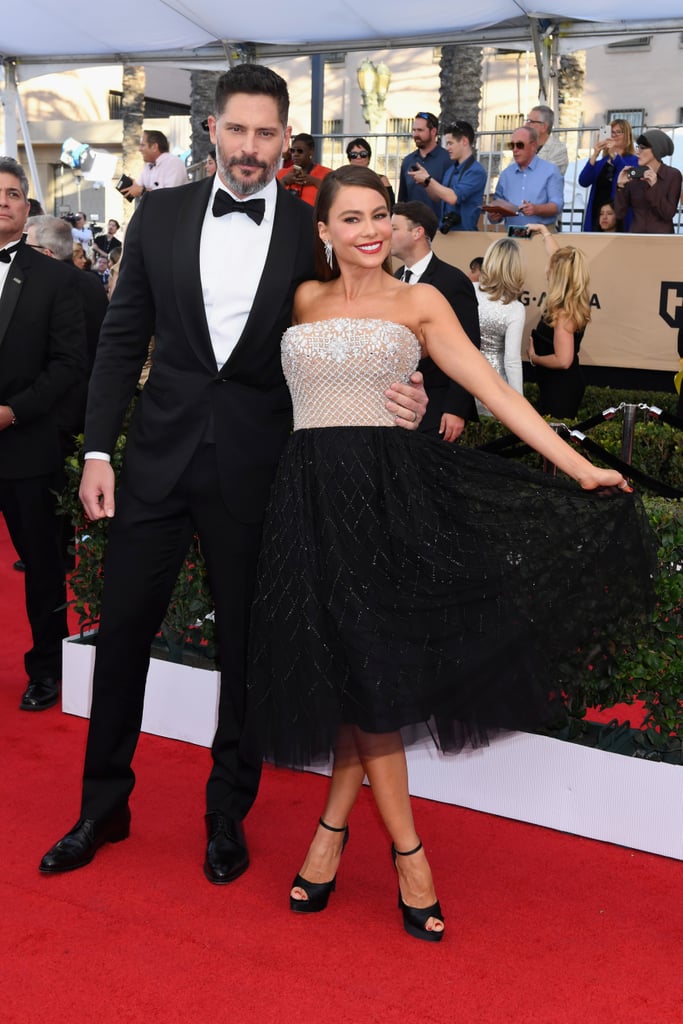 Sofia Vergara and Joe Manganiello at the 2017 SAG Awards