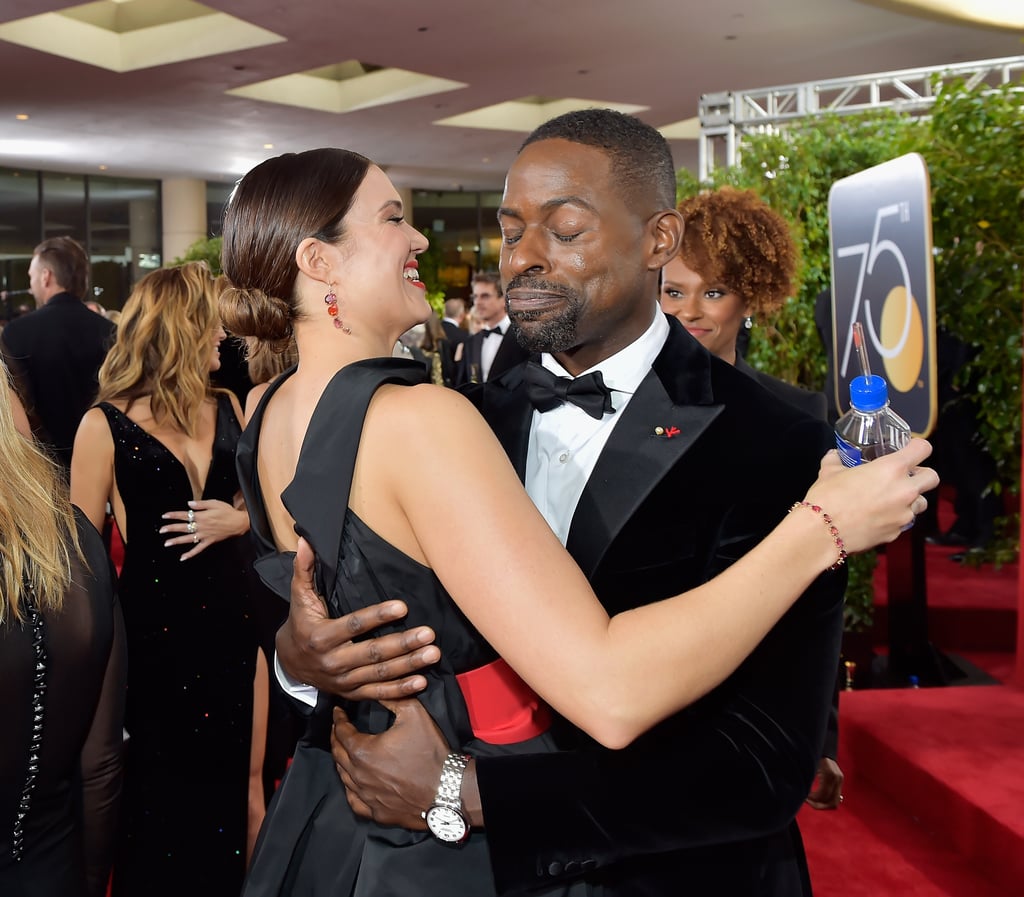 Pictured: Mandy Moore and Sterling K. Brown