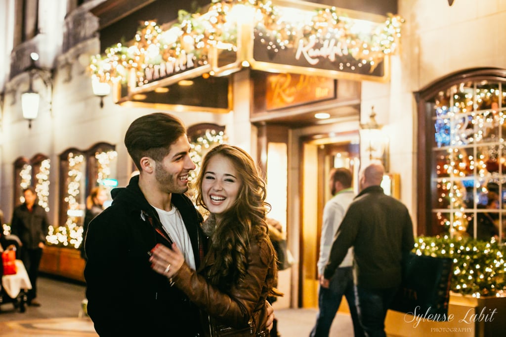 Christmas Engagement Photos in New York