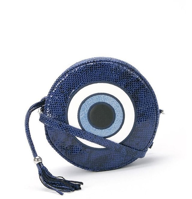 Skinbiquini 'Olho grego' Round Bag ($100)