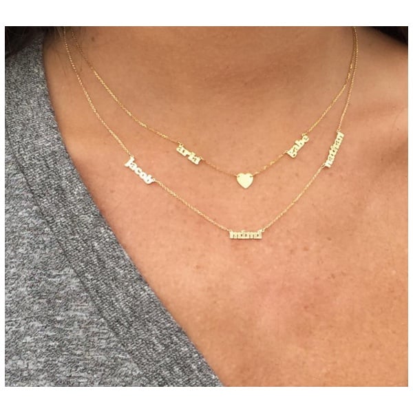 "What's November for if not counting your blessings and surrounding yourself with family? I want to keep mine close to my heart this month by stringing their names around my neck. Thanks to this personalized Lola James chain ($180-$960), that's totally possible." — SW
