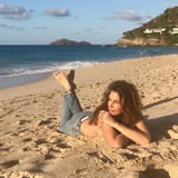 Cindy Crawford Poses Topless Beach