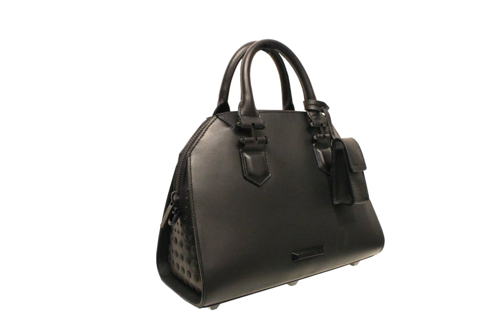 Holly Leather Satchel in Black ($350)
