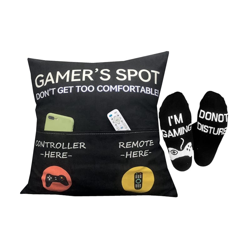 Gamer Pocket Design Throw Pillow