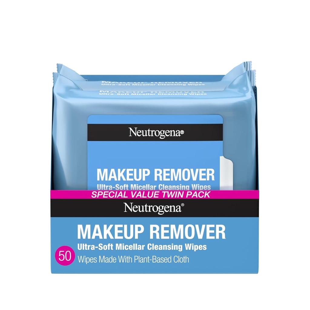 Neutrogena Makeup Remover Wipes ($10, originally $14)
These customer-favorite makeup wipes are formulated with a micellar-infused, triple emollient formula that removes makeup seamlessly while still nourishing the skin. It's also dermatologist- and allergy-tested, so it's safe for all skin types. 
What Customers Say: "These wipes really do take everything off, even waterproof mascara, without needing to scrub. They're soft on the skin and don't leave that greasy film some wipes do."