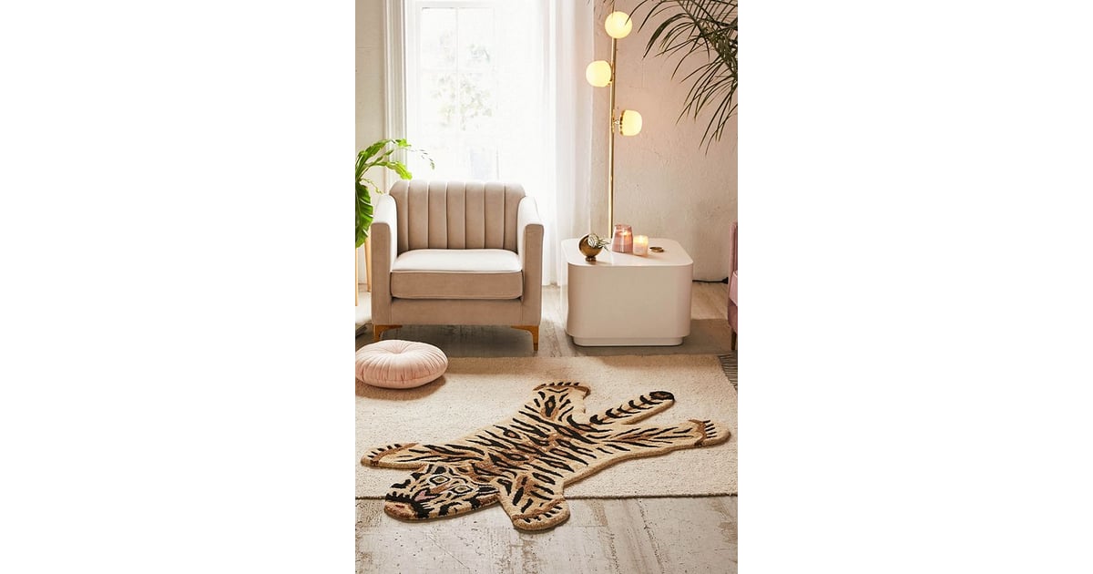 Tufted TigerShaped Rug Fun Home Decor From Urban Outfitters