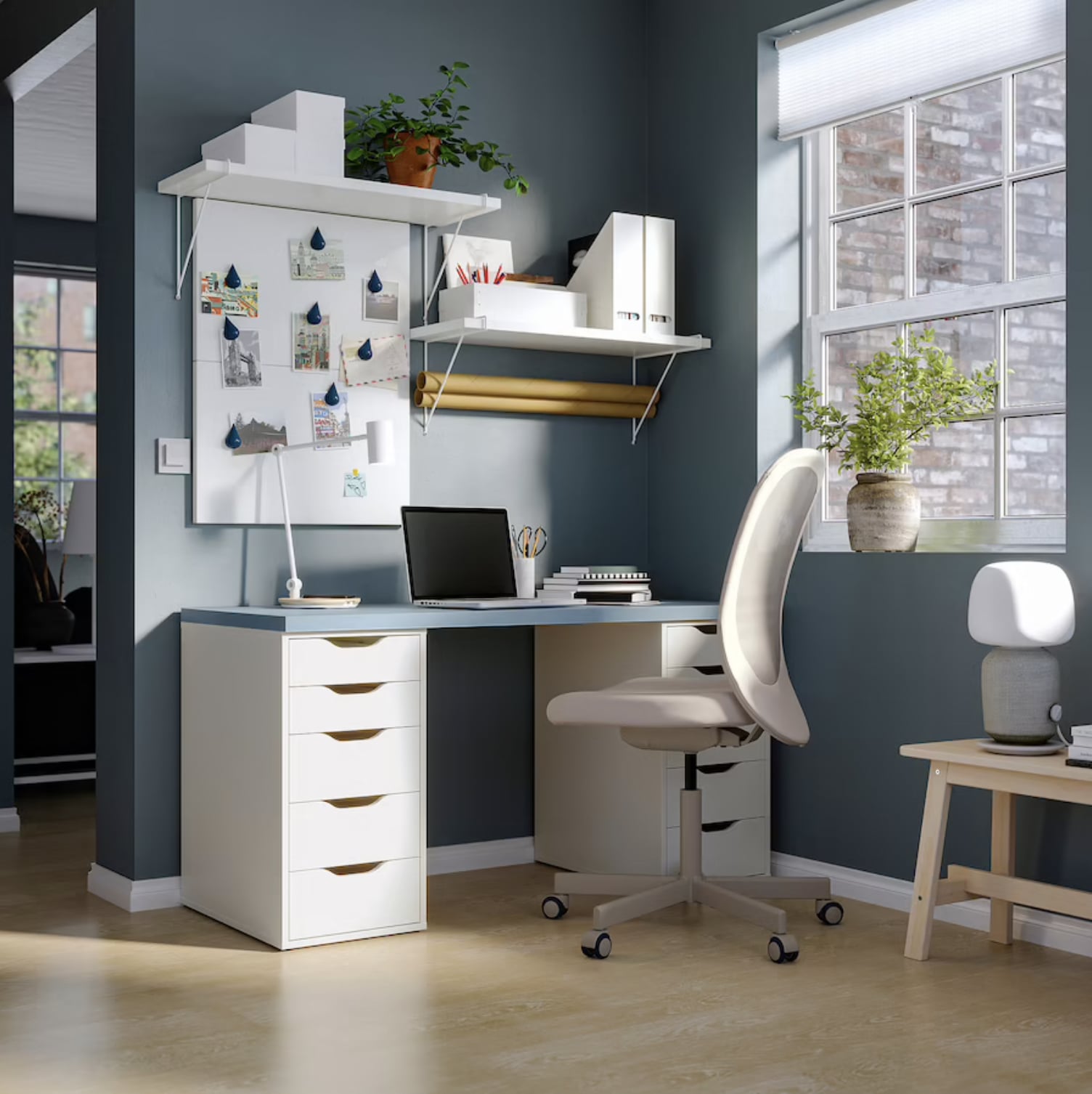 Best Ikea Desk With Storage Lagkapten Alex Desk 