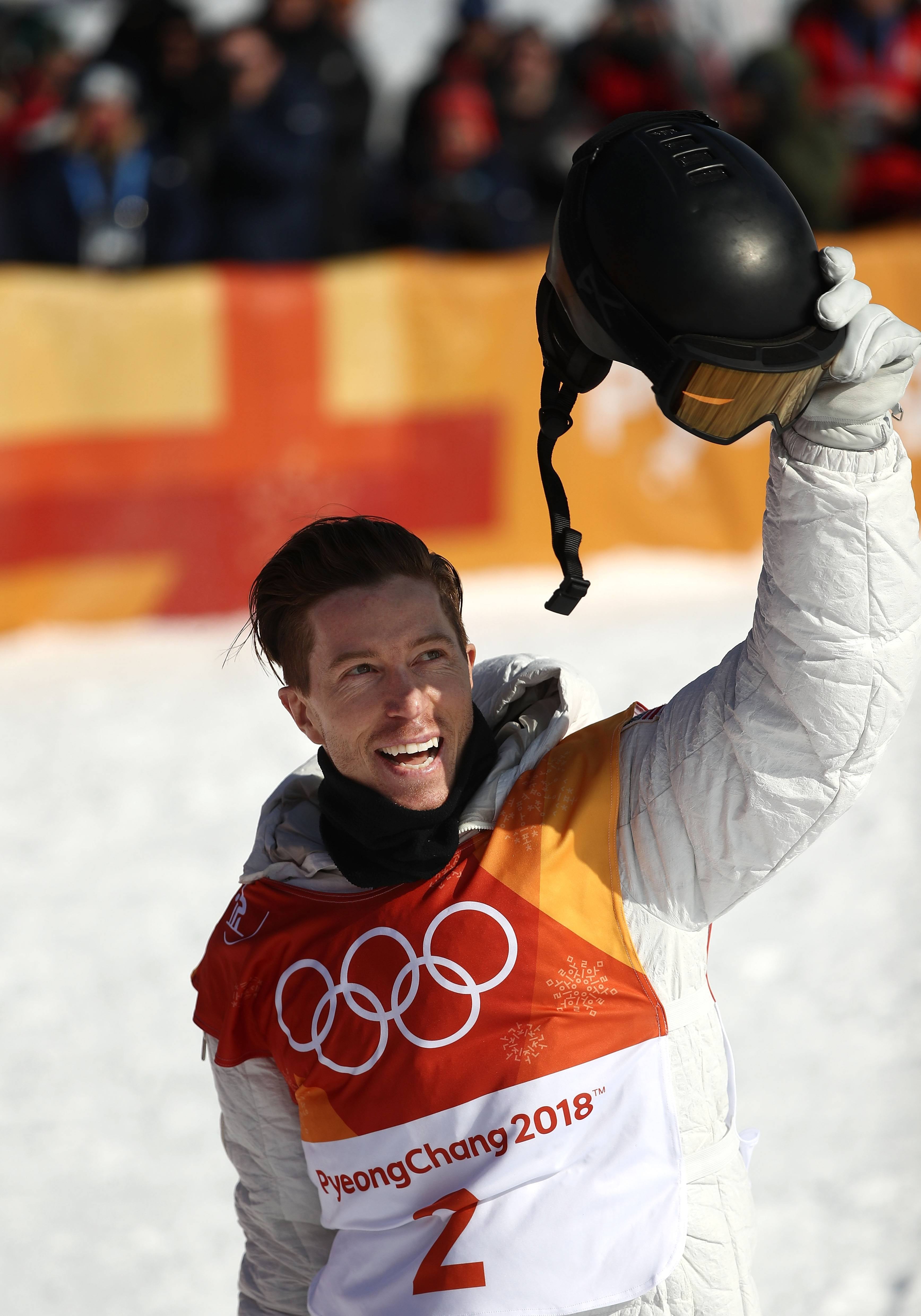 Shaun White wins gold medal in men's halfpipe at 2018 Winter Olympics
