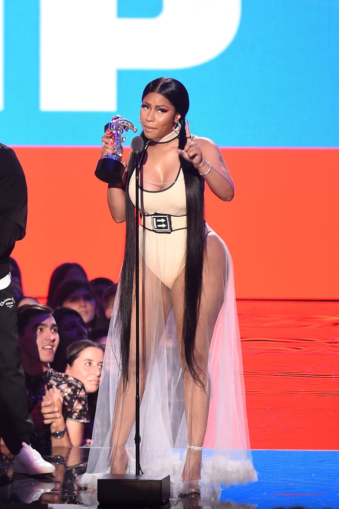 Nicki Minaj Hair at the 2018 VMAs