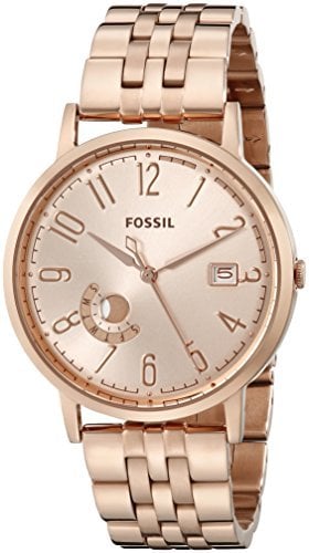 Fossil Women's ES3789 Vintage Muse Analog Display Analog Quartz Rose Gold Watch ($145)