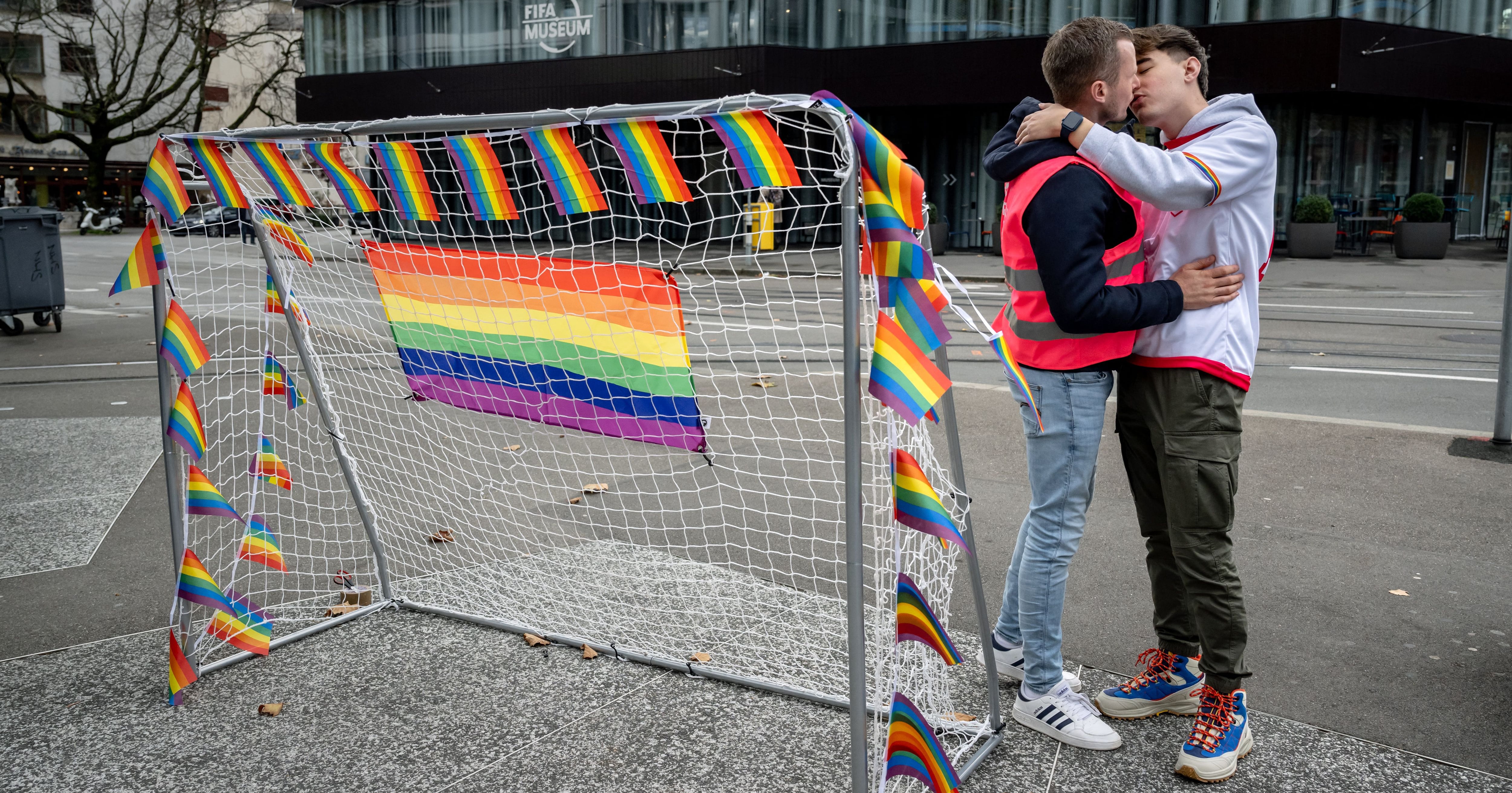 Fans Make a Statement Against Qatar Anti-LGBTQ Laws | PS Fitness