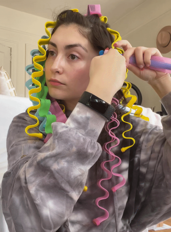 Heatless spiral curls deals