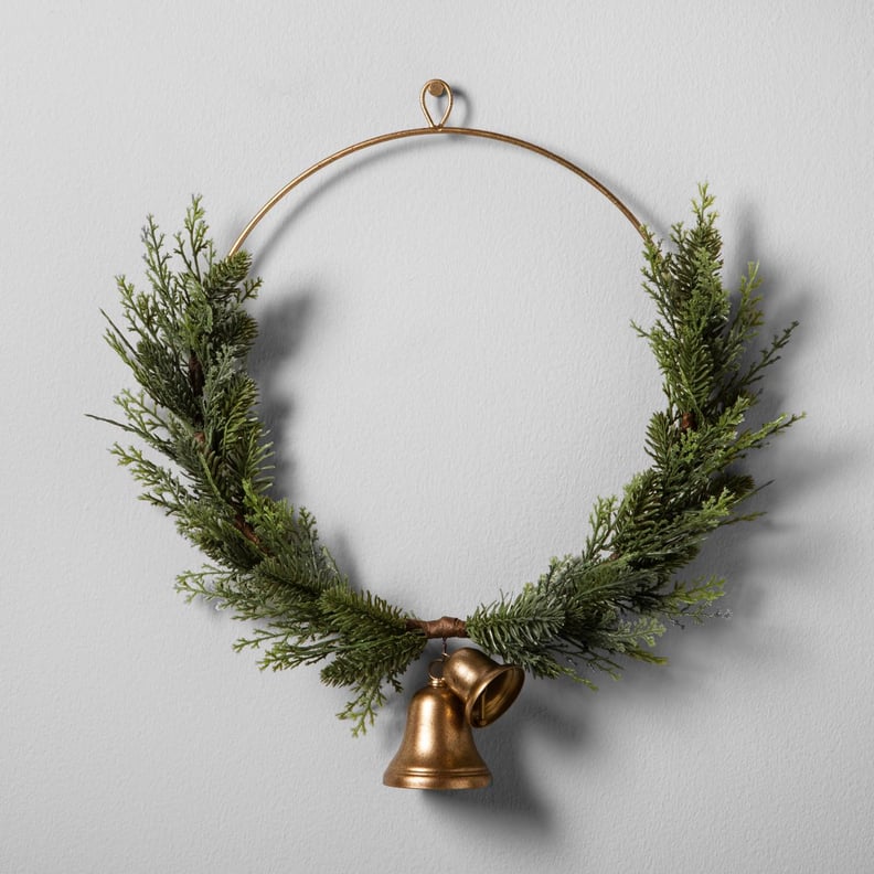 Hearth & Hand With Magnolia Artificial Juniper Wreath With Bell