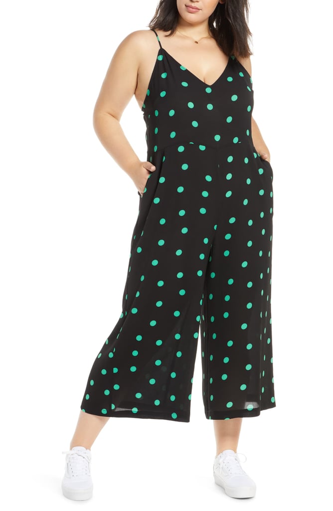 BP. Polka Dot Spaghetti-Strap Jumpsuit