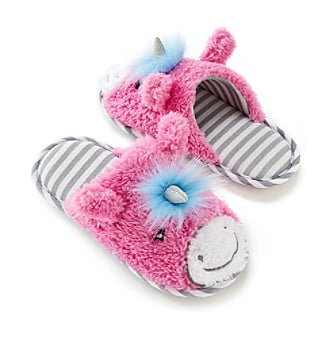 PJ Couture Critter Unicorn Slippers
