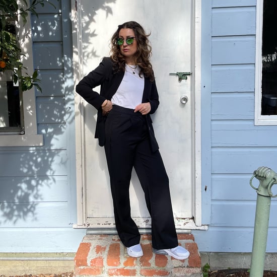 Old Navy Crepe Suit Blazer and Taylor Trouser Pants Review
