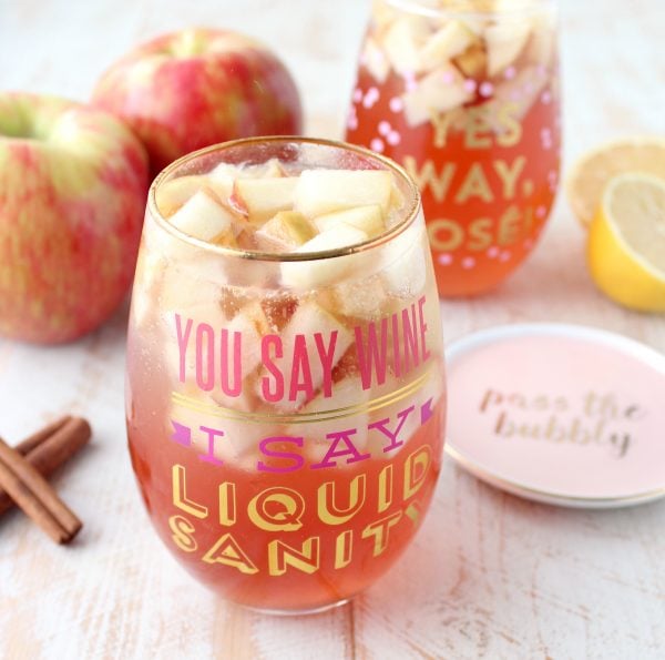 Honey Apple Rosé Sangria