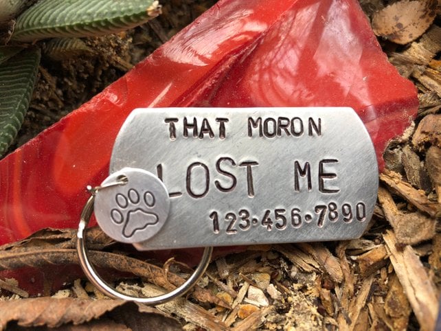 Those Morons Dog Tag