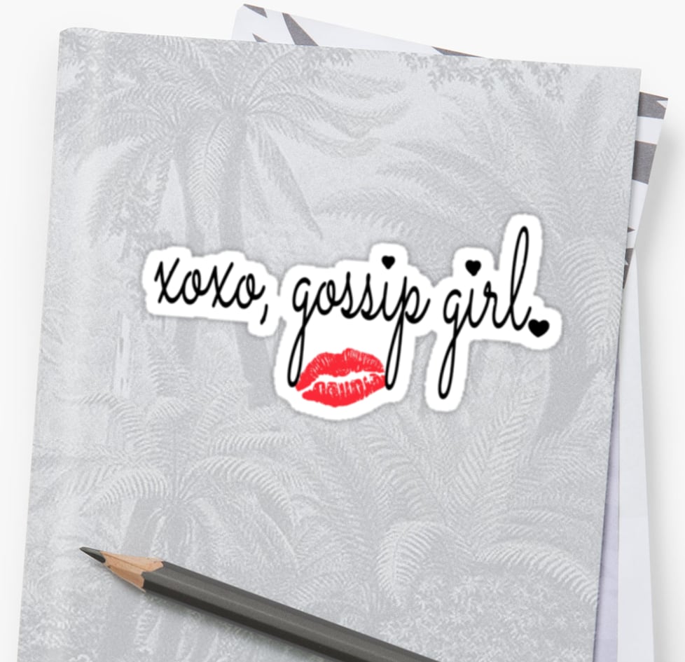 Xoxo Gossip Girl Sticker 4 28 Pop Culture Inspired Gifts That Are 5 Or Less Popsugar Entertainment Photo 17
