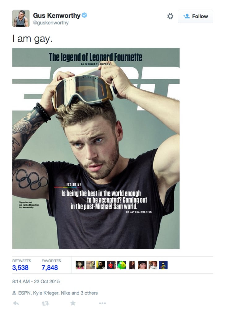 Gus Kenworthy Comes Out on the Cover of ESPN