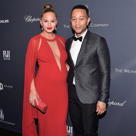Chrissy Teigen and John Legend at Weinstein Party 2016