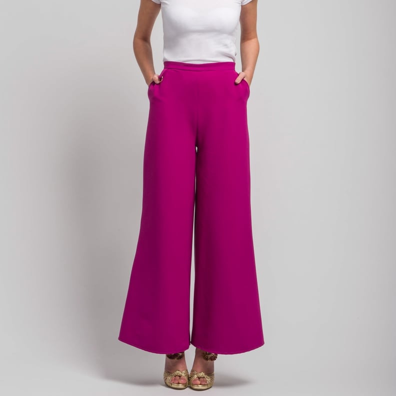 CocooVe Sofia Wide Leg Trouser in Magenta