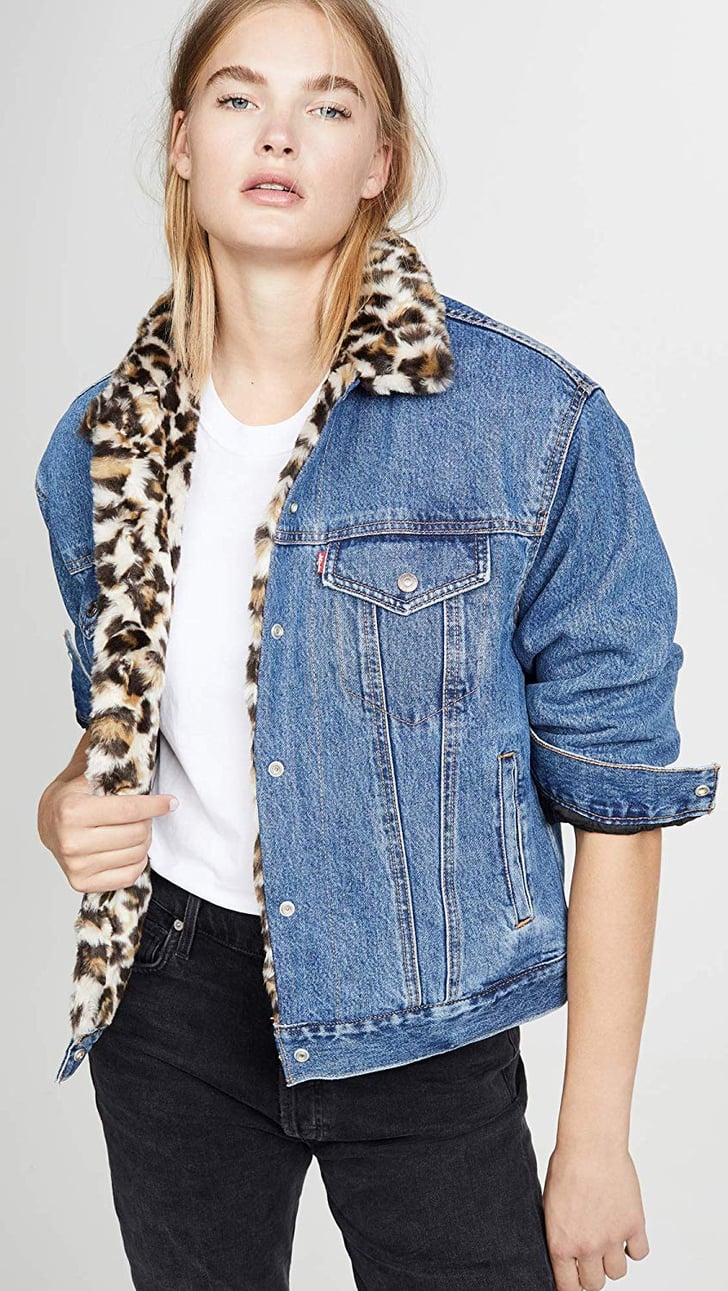Levi's Oversized Reversible Faux Fur Trucker Jacket | The 13 Coziest (and  Cutest) Coats on Amazon Will Get You So Excited For November | POPSUGAR  Fashion Photo 10