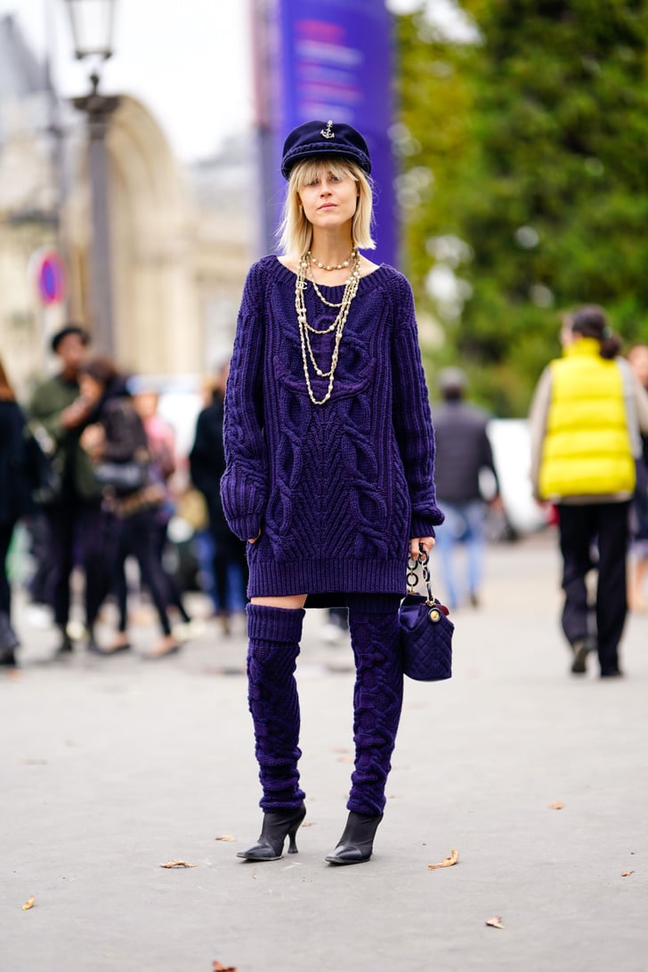 Play Up the '80s Vibes in Leg Warmers and Ornate Jewelry | This Fall Staple  Has Been Around For So Long, You Probably Forgot How to Wear It | POPSUGAR  Fashion Photo 12