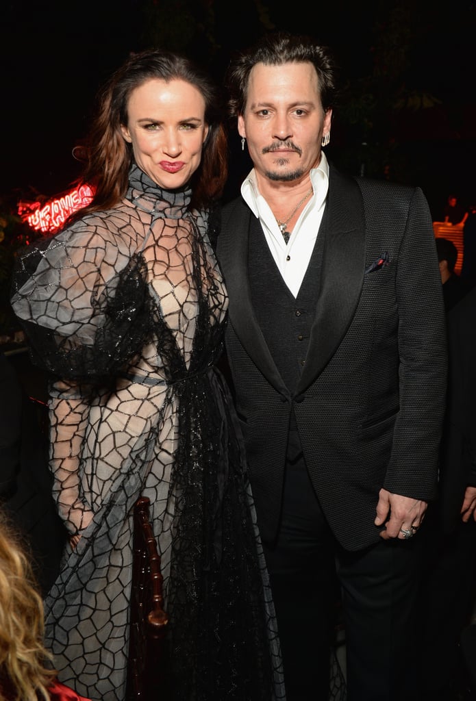 Johnny Depp and Juliette Lewis at Art of Elysium Gala 2016