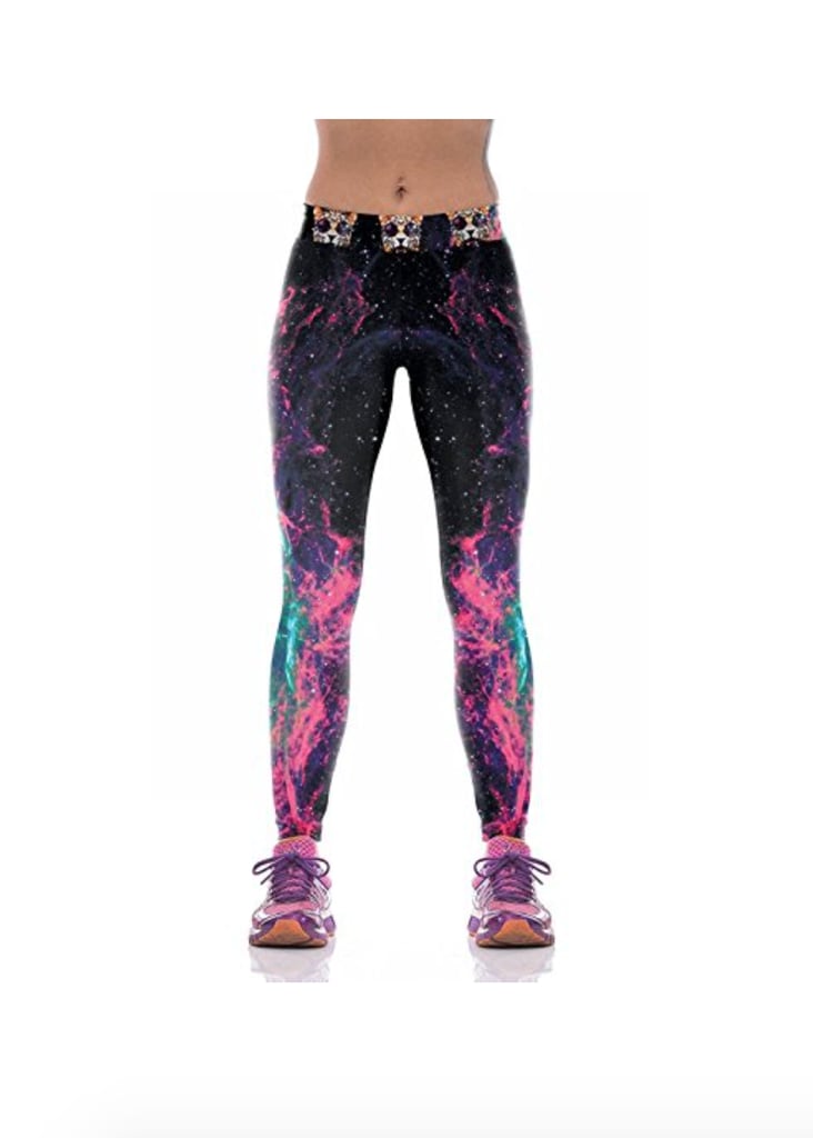 Slimming Girl Galaxy Active Seamless Stretchy Yoga Leggings