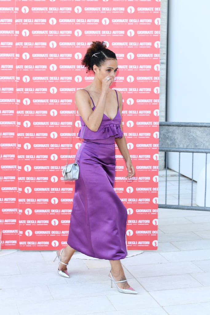 Nathalie Emmanuel Wears Miu Miu at Venice Film Festival