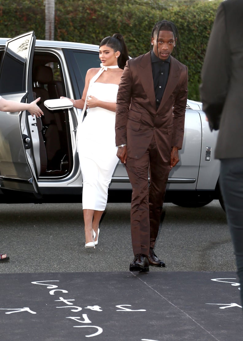 Kylie Jenner and Travis Scott at Travis Scott: Look Mom I Can Fly Premiere