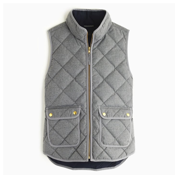 J.Crew Excursion Quilted Flannel Vest  ($128)
