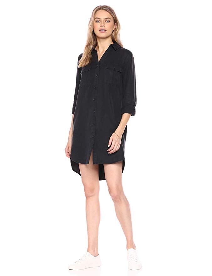 The Drop Erica Long-Sleeve Shirt Dress