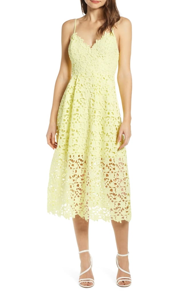 Astr The Label Lace Midi Dress Best Summer Wedding Guest Dresses