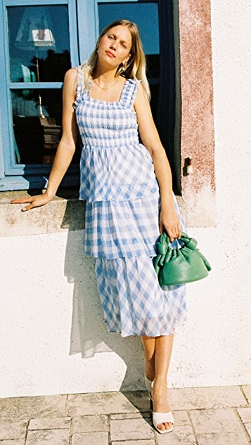 English Factory Gingham Check Dress