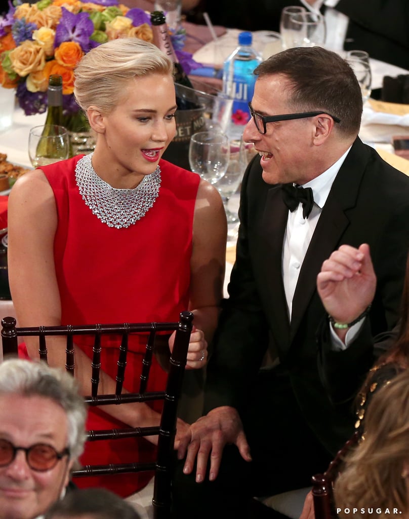 Jennifer Lawrence chatted with Joy director David O. Russell.