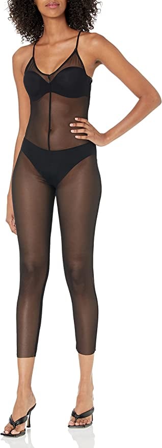 Shop similar: Norma Kamali Low Back Fara Slip Catsuit ($105)