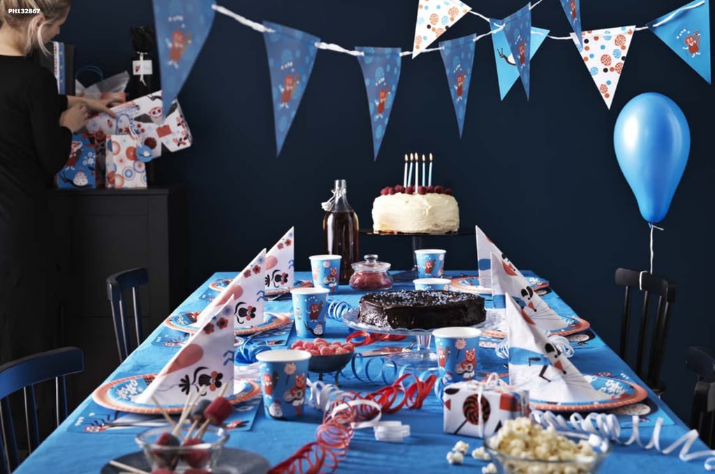 The April collection even includes a range of superaffordable paper products for children's parties.
