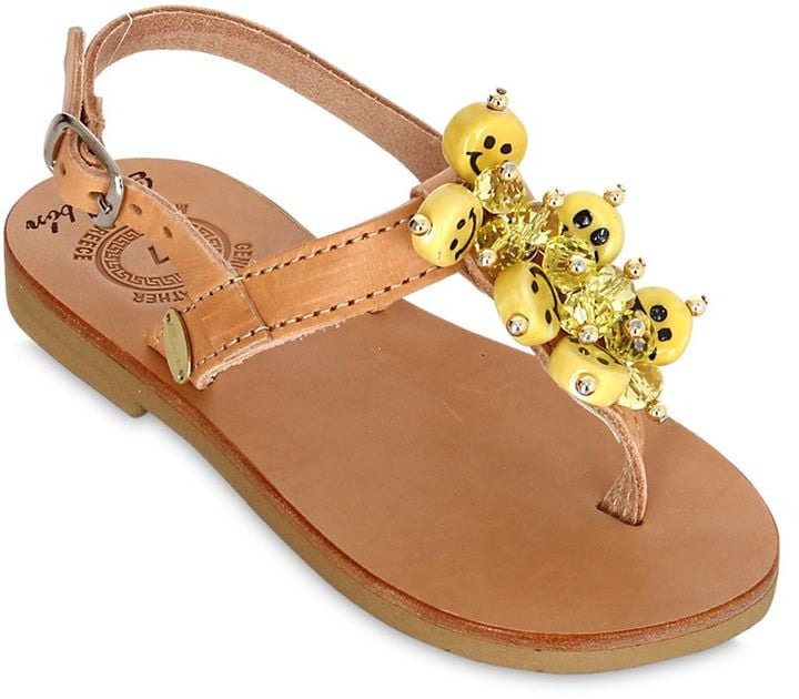 Be Happy Leather Sandals