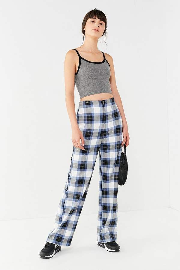 Plaid sales trousers girls