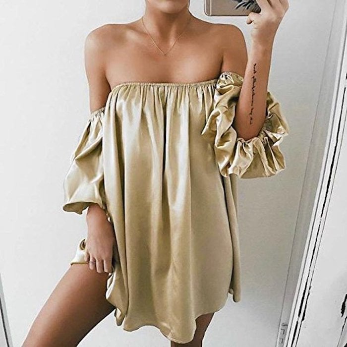 Goodtrade8 Off-Shoulder Dress