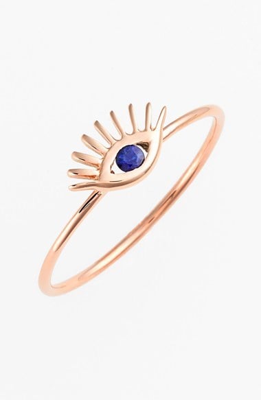 Kismet by Milka Evil Eye Ring ($396)