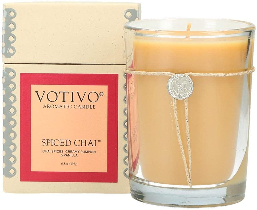 Spiced Chai Votivo Aromatic Candle The Best Candles on Amazon For