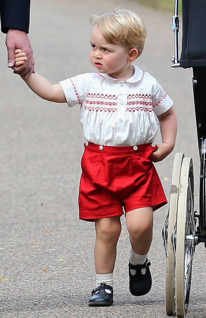 When He Attended His Sister's Christening